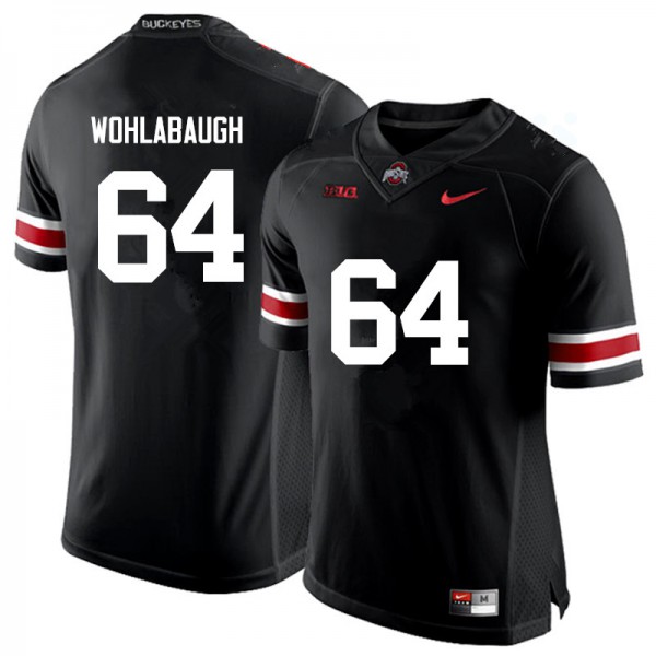 Ohio State Buckeyes #64 Jack Wohlabaugh Men Stitch Jersey Black